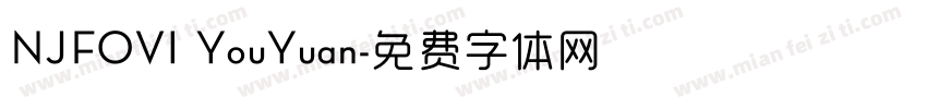 NJFOVI YouYuan字体转换
